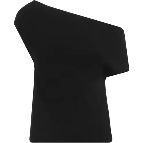Schwarzes Viskose T-Shirt - Bottega Veneta - Modalova