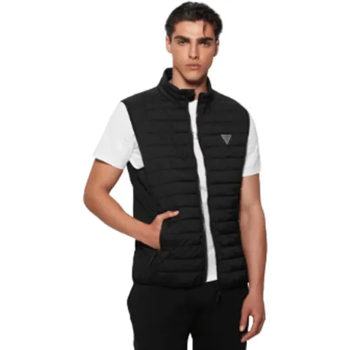 Sleeveless Jacket Z4Yl01Wgaa0-Jblk , male, Sizes: XL, XS, L - Guess - Modalova