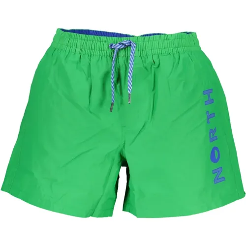 Grüne Herren Badeboxershorts , Herren, Größe: XL - North Sails - Modalova