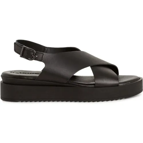 Casual Open Flat Sandals , female, Sizes: 6 UK, 7 UK, 5 UK - tamaris - Modalova