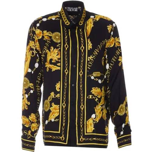 Shirts for Men Aw23 , male, Sizes: M, L - Versace Jeans Couture - Modalova