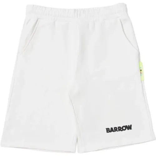 Weiße Logo Bermuda Shorts Barrow - Barrow - Modalova