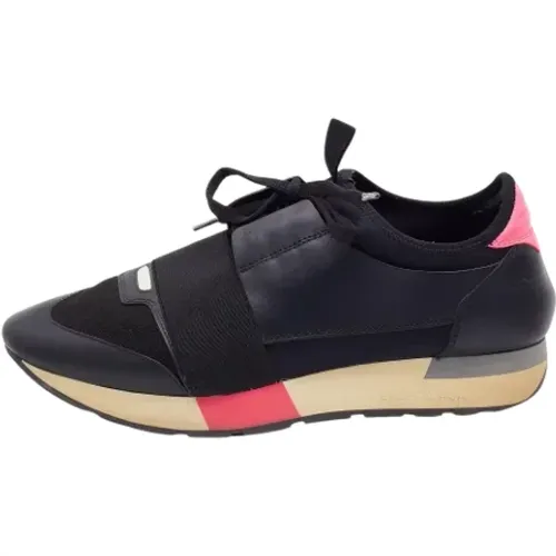 Pre-owned Leather sneakers , female, Sizes: 7 UK - Balenciaga Vintage - Modalova