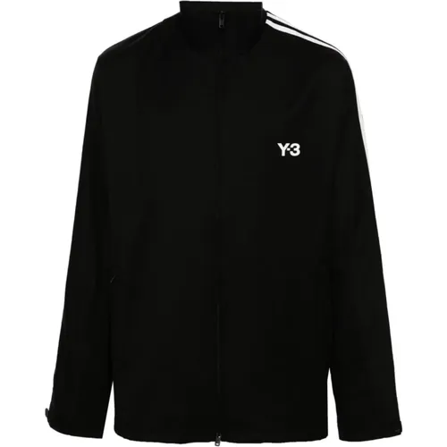 Schwarzer Pullover mit WO TT Stil , Herren, Größe: XS - Y-3 - Modalova