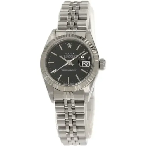 Pre-owned Stainless Steel watches , female, Sizes: ONE SIZE - Rolex Vintage - Modalova