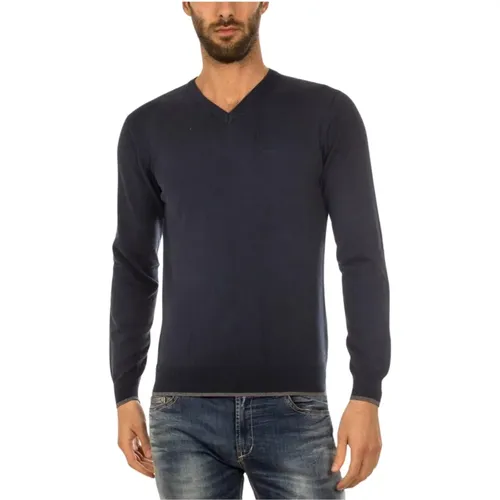 Gemütlicher Strickpullover , Herren, Größe: XS - Armani Jeans - Modalova