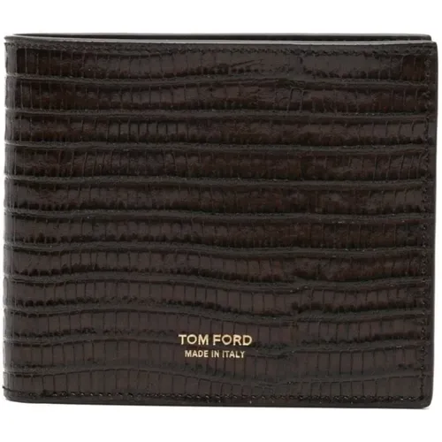 Tejus T Line Bifold Wallet Size: One, colour: , male, Sizes: ONE SIZE - Tom Ford - Modalova