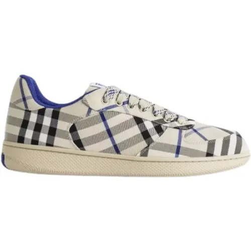 Check Pattern Terrace Sneakers , male, Sizes: 9 UK, 10 UK, 6 UK, 8 UK, 7 UK - Burberry - Modalova