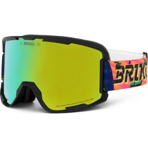 Schwarze Fantasy Lime Marlo Sonnenbrille,Blaue Fantasy Stahl Sonnenbrille - Briko - Modalova