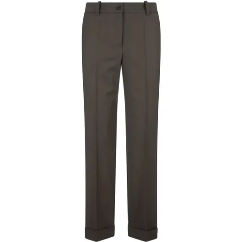 Wool Cigarette Trousers , female, Sizes: L, M, S - P.a.r.o.s.h. - Modalova