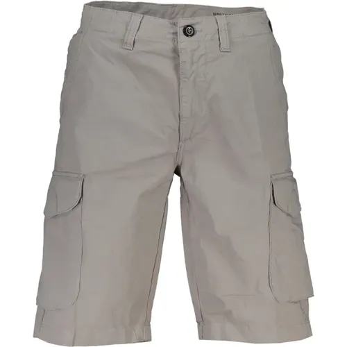 Herren Bermuda Shorts Grau Regular Fit , Herren, Größe: W33 - North Sails - Modalova