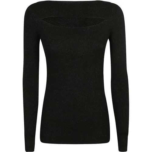 Schwarzer Fantasie Pullover , Damen, Größe: XL - P.A.R.O.S.H. - Modalova