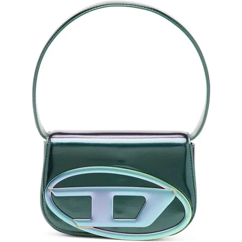 Iridescent Metalltasche , Damen, Größe: ONE Size - Diesel - Modalova