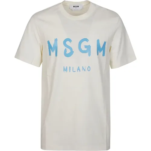 T-Shirts , Herren, Größe: S - Msgm - Modalova