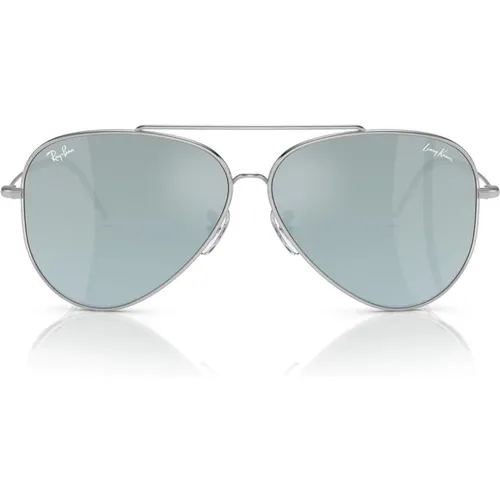 Lenny Kravitz Aviator Reverse Sunglasses , unisex, Sizes: 62 MM - Ray-Ban - Modalova