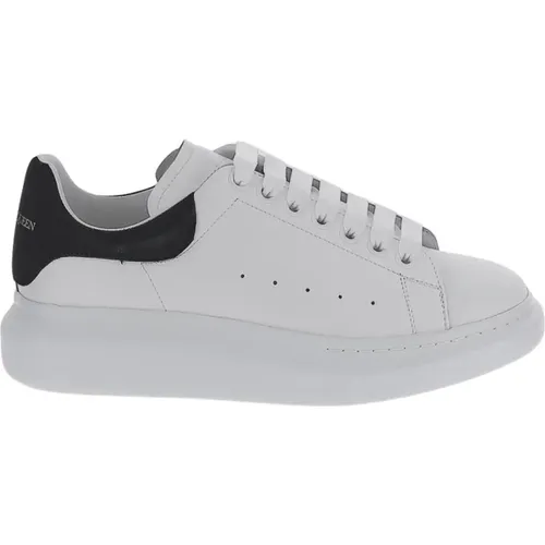 Weiße Leder Larry Sneakers , Damen, Größe: 35 1/2 EU - alexander mcqueen - Modalova