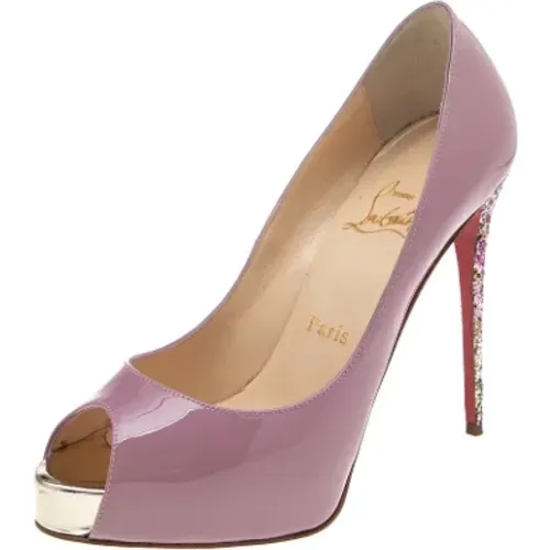 Pre-owned Leather heels , female, Sizes: 3 UK - Christian Louboutin Pre-owned - Modalova