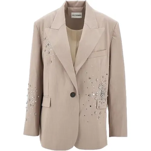 Elegant Crystal Blazer , female, Sizes: S - DES Phemmes - Modalova