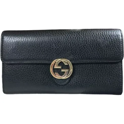 Pre-owned Leather wallets , female, Sizes: ONE SIZE - Gucci Vintage - Modalova