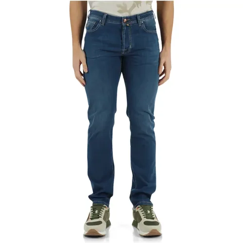 Slim Fit Five Pocket Jeans , male, Sizes: W31, W32 - Jacob Cohën - Modalova