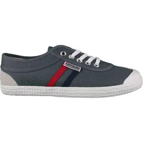 Retro Canvas Sneakers , Herren, Größe: 39 EU - Kawasaki - Modalova