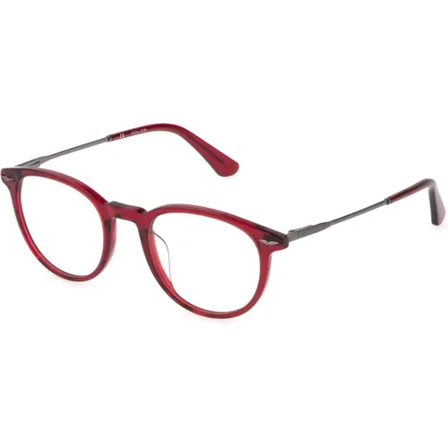 Stylische Brille Vpld93 , Herren, Größe: 50 MM - Police - Modalova