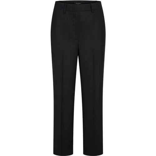 Elegante Schwarze Nadelstreifen Hose , Damen, Größe: XL - Bruuns Bazaar - Modalova