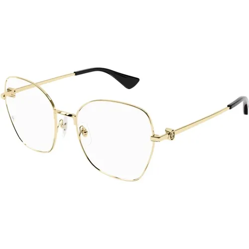 Metallische optische Brille für Damen - Cartier - Modalova