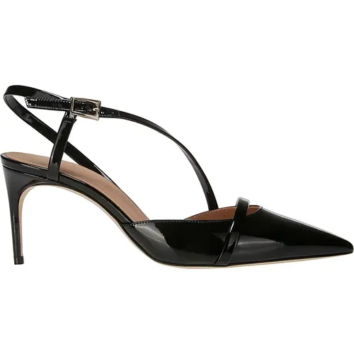 Leather Stiletto Slingbacks , female, Sizes: 3 UK, 4 UK, 7 UK - Malone Souliers - Modalova