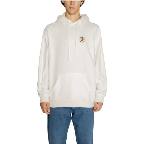 Flaggen Sweatshirt Herbst/Winter Kollektion Baumwolle , Herren, Größe: S - Tommy Jeans - Modalova