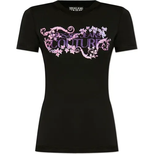 T-Shirt mit Druck - Versace Jeans Couture - Modalova