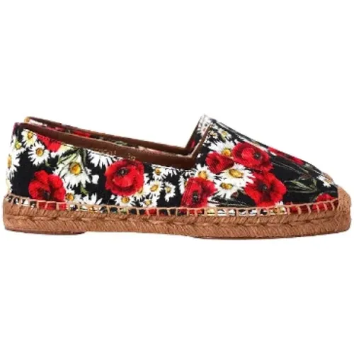 Pre-owned Cotton espadrilles , female, Sizes: 3 UK - Dolce & Gabbana Pre-owned - Modalova