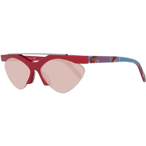 Rote Aviator Sonnenbrille - EMILIO PUCCI - Modalova