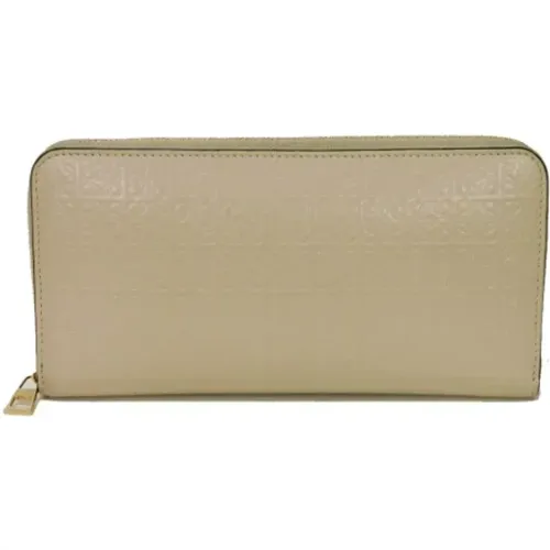 Pre-owned Leather wallets , female, Sizes: ONE SIZE - Loewe Pre-owned - Modalova