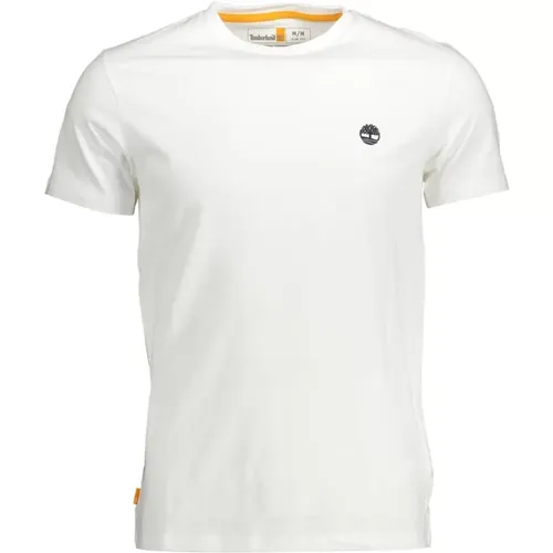 Umweltfreundliches Weißes Baumwoll-T-Shirt , Herren, Größe: 3XL - Timberland - Modalova