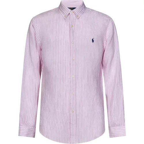 Rosa Hemden Ss24 , Herren, Größe: XL - Ralph Lauren - Modalova