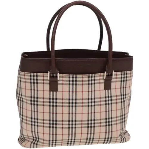 Pre-owned Canvas totes , female, Sizes: ONE SIZE - Burberry Vintage - Modalova