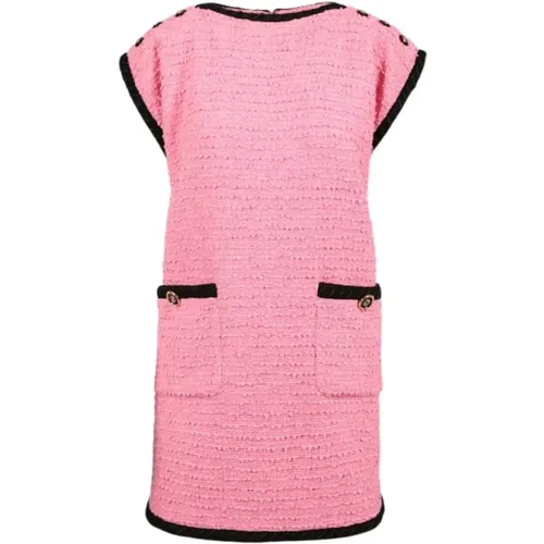 Cotton Sleeveless Dress with Embroidered Trim , female, Sizes: 3XS - Gucci - Modalova