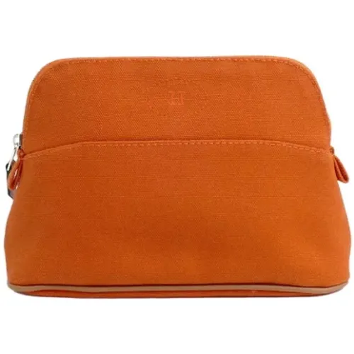 Pre-owned Canvas pouches , female, Sizes: ONE SIZE - Hermès Vintage - Modalova