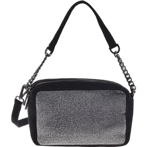 Black handbag in suede Baldinini - Baldinini - Modalova