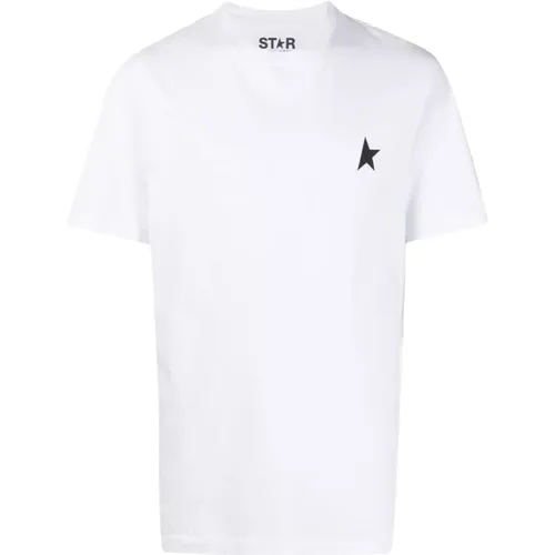 T-shirts and Polos One Star , male, Sizes: XL, 2XL - Golden Goose - Modalova