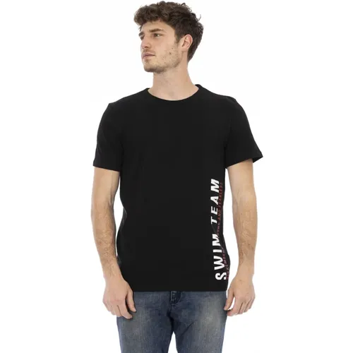 Strandkleidung T-Shirt mit Frontdruck , Herren, Größe: XL - Bikkembergs - Modalova