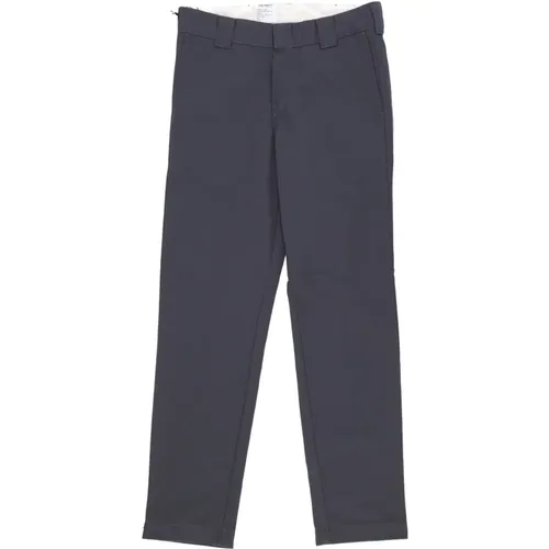 Classic Workwear Inspired Denison Twill Trousers , male, Sizes: W31 L32, W34 L32, W32 L32, W29 L32, W33 L32, W36 L32 - Carhartt WIP - Modalova