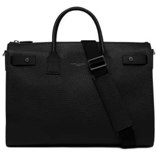 Versatile Leather Work Bag , male, Sizes: ONE SIZE - Gianni Chiarini - Modalova