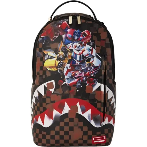 Kariertes Deluxe-Rucksack , Herren, Größe: ONE Size - SPRAYGROUND - Modalova