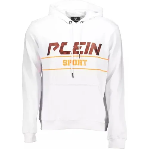 Cotton Hoodie with Logo Print , male, Sizes: L, S, 2XL - Plein Sport - Modalova