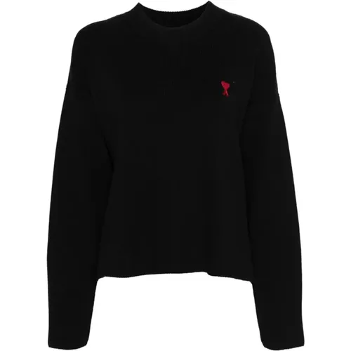Sweaters , female, Sizes: XS, S, L, M - Ami Paris - Modalova