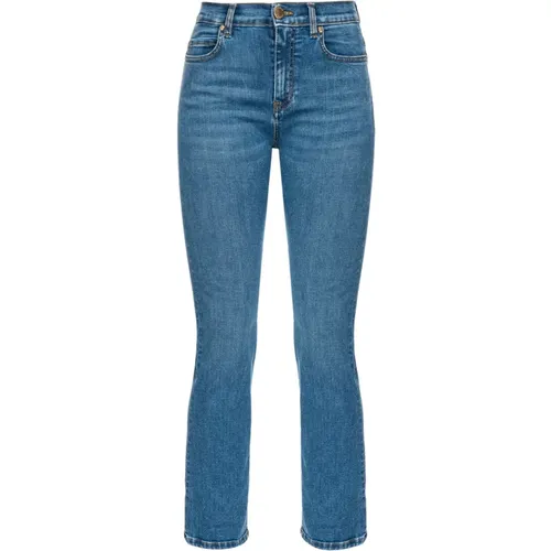 Vintage Bootcut Jeans , female, Sizes: W26, W28, W27, W29, W25 - pinko - Modalova