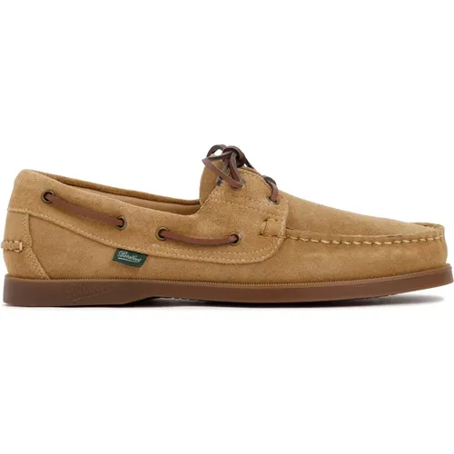 Leather Loafers Classic Design , male, Sizes: 7 UK - Paraboot - Modalova