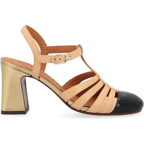 Mekong Nude Black Sandals , female, Sizes: 8 UK, 6 UK, 5 UK, 3 UK - Chie Mihara - Modalova